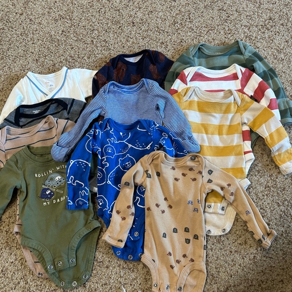 Other - Assorted Baby Onesies Set - mainly Carters and Gerber Brand